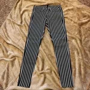 Divided Black & White Pinstripe Jeans - Never Worn